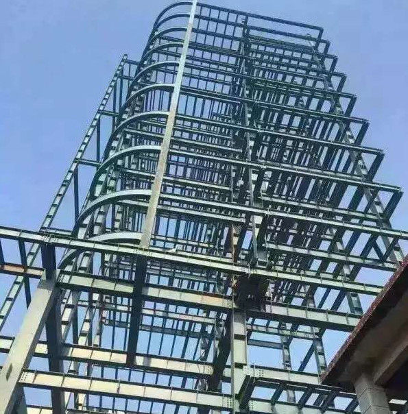H Secção Quadro Estrutura de aço Centro Comercial Protecção da corrosão