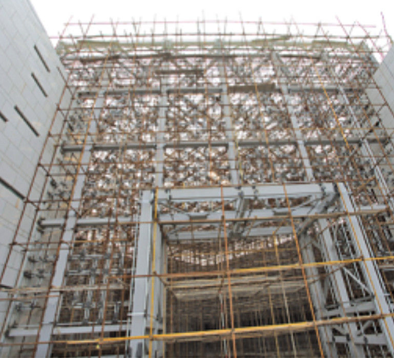 H Secção Quadro Estrutura de aço Centro Comercial Protecção da corrosão