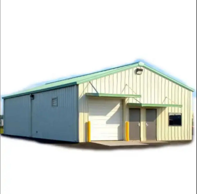 China Fabricante Premium Metal Leve Inclinado Telhado Estrutura de Aço Edifício Armazém Oficina para venda