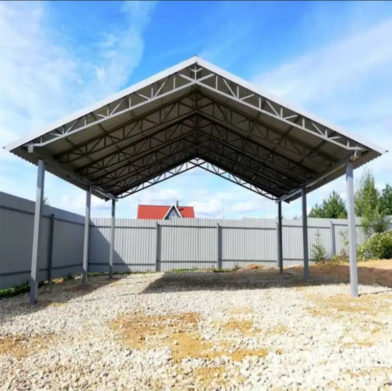 H Secção Quadro de Metal Edifícios de Fazenda Prefabricados Abrigo de Aves Anti-Corrosião