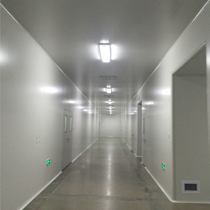 Isolamento e controlo climático em estruturas de aço Sala de isolamento para armazenagem de medicamentos