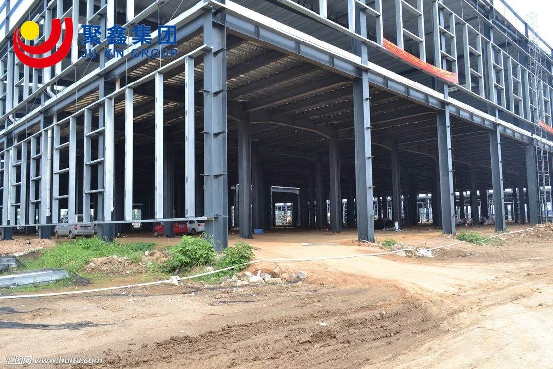 Tailândia / Turquia Estrutura de aço Edifício de oficina pré-fabricado para fábrica de pintura Edifício pré-fabricado
