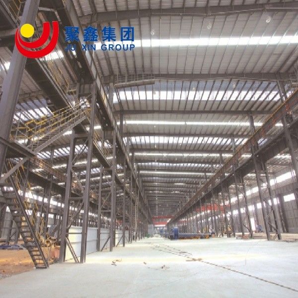 Estrutura de aço galvanizado de chapa de aço, estrutura de portal, estrutura de aço pré-fabricada