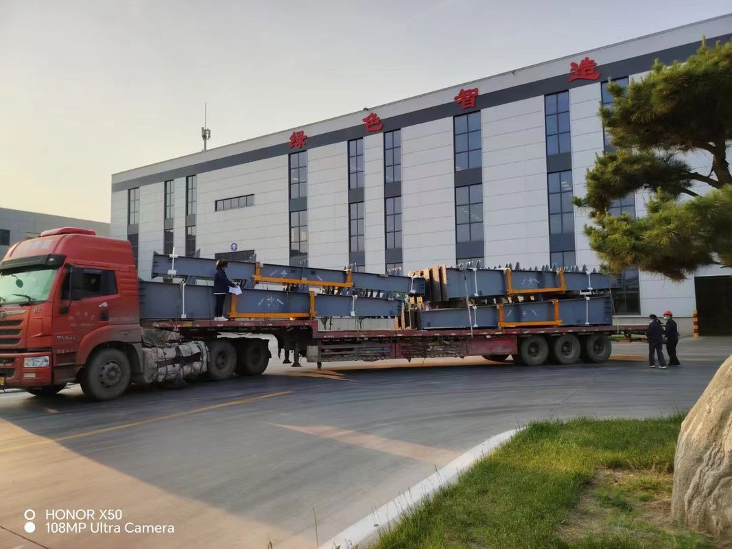 36 metros Large Clear Span 46 Eave Height Rockwool Composition Wall Panel Steel Structure Workshop para os EUA América