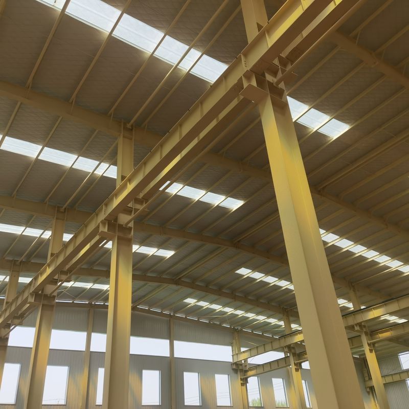 Projeto de metal Estrutura Armazém Construção de aço Quadro de aço pré-fabricado Oficina pré-fabricada Industrial Acessível