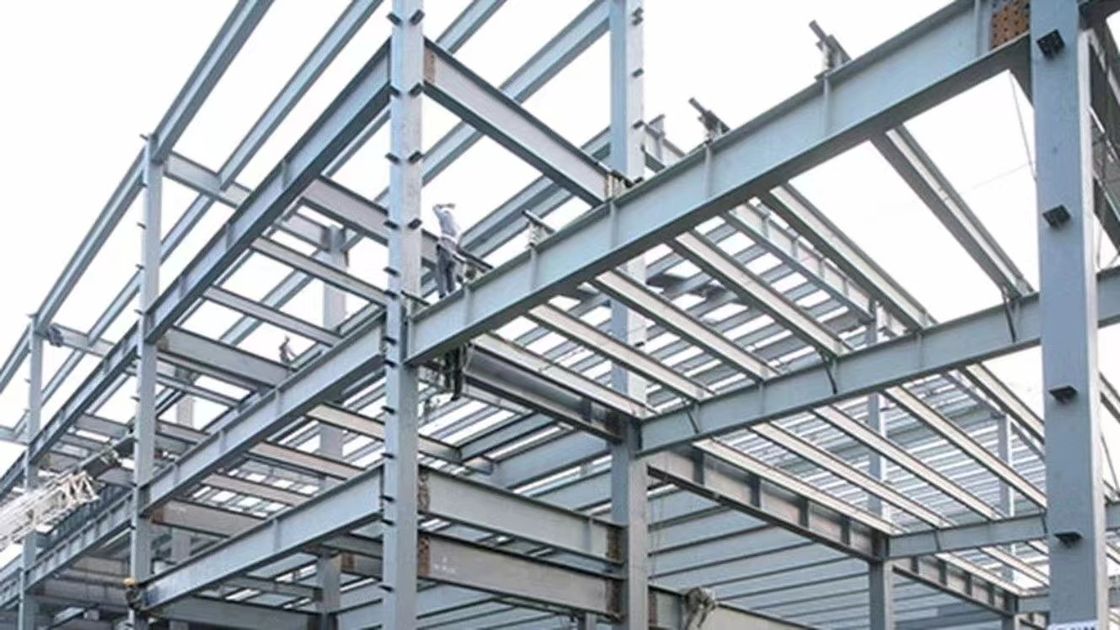 Construção de casas pré-fabricadas de grande comprimento e rápida montagem Construção de estruturas de aço Construção de oficinas pré-fabricadas