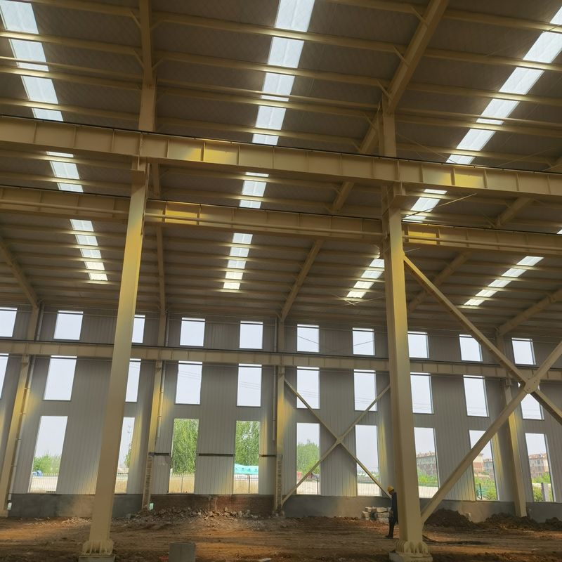 China fábrica oficina estrutura de aço personalizado galvanizado pré-fabricado vigas de truss preço