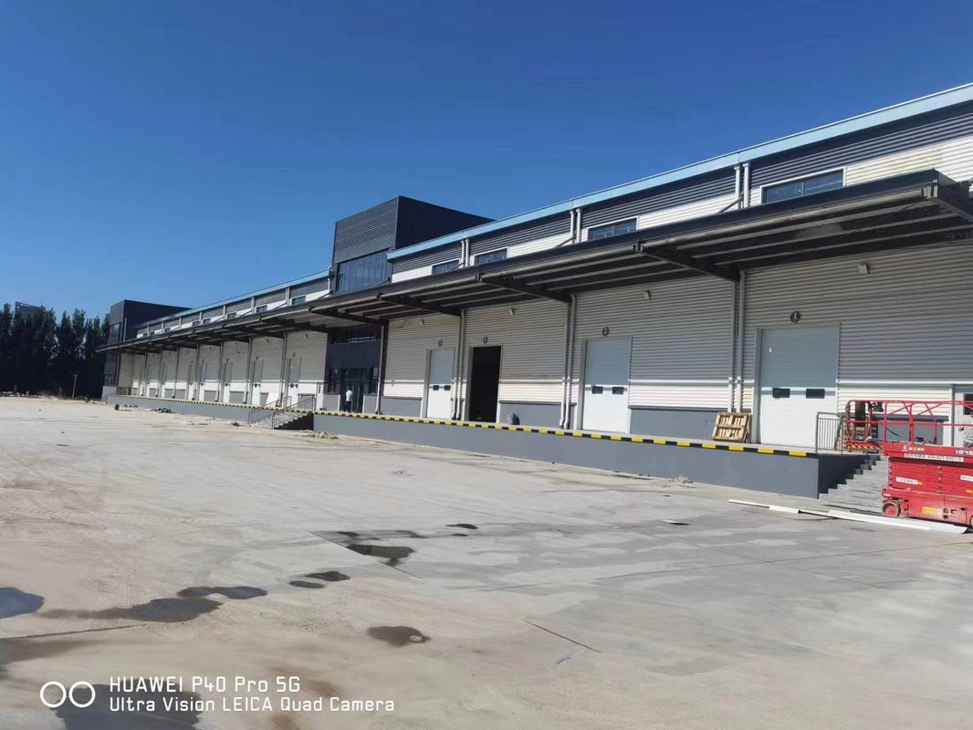 OEM Farmacêutica Logística Edifícios metálicos pré-fabricados Secção H Portal Estrutura de estrutura de aço