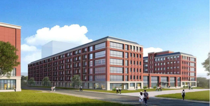 Edifício prefabricado de hospitais de metal Edifícios comerciais de escritórios de vários andares Estrutura de aço Edifício escolar pré-fabricado